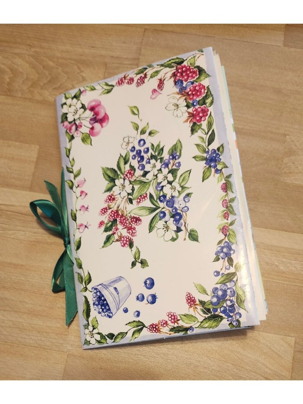 Handmade Junk Journal Colorful & Bright 6" x 6.5" 90 pages